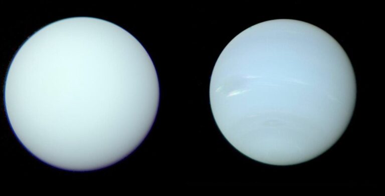 Uran i Neptun. Autor: Patrick Irwin.