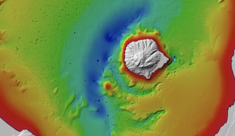 Karta jezera Rotorua. (Zasluge za sliku: Institut za geološke i nuklearne znanosti Limited (GNS Science)).