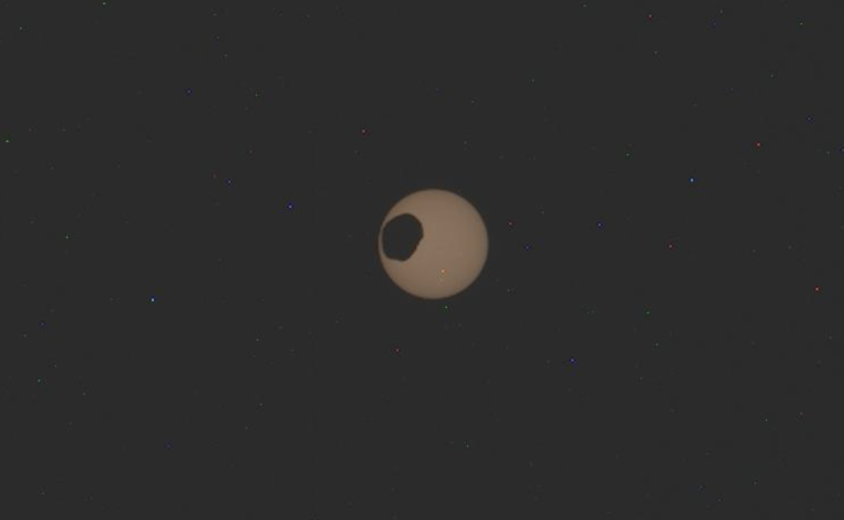 Pogledajte kako izgleda pomrčina Sunca na Marsu! Zasluge: NASA-Perseverance.