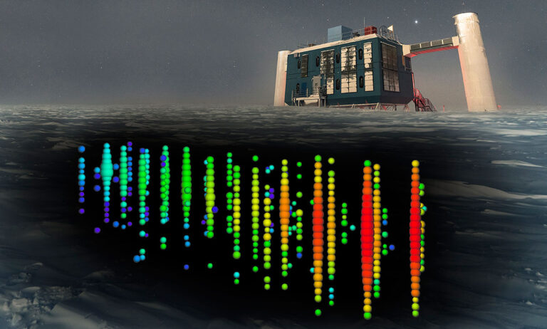IceCube Neutrino. Zasluge IceCube.