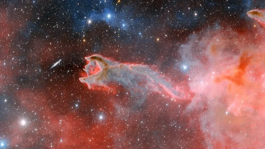 Božja ruka" jedna je od mnogih kometarnih maglica u Mliječnoj stazi. (Izvor slike: CTIO/NOIRLab/DOE/NSF/AURA).