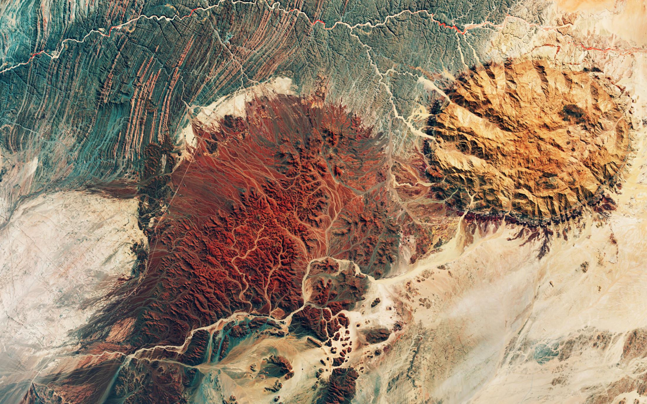 Pejzaži Namibije koji podsjećaju na drugi svijet. Zasluge: ESA.