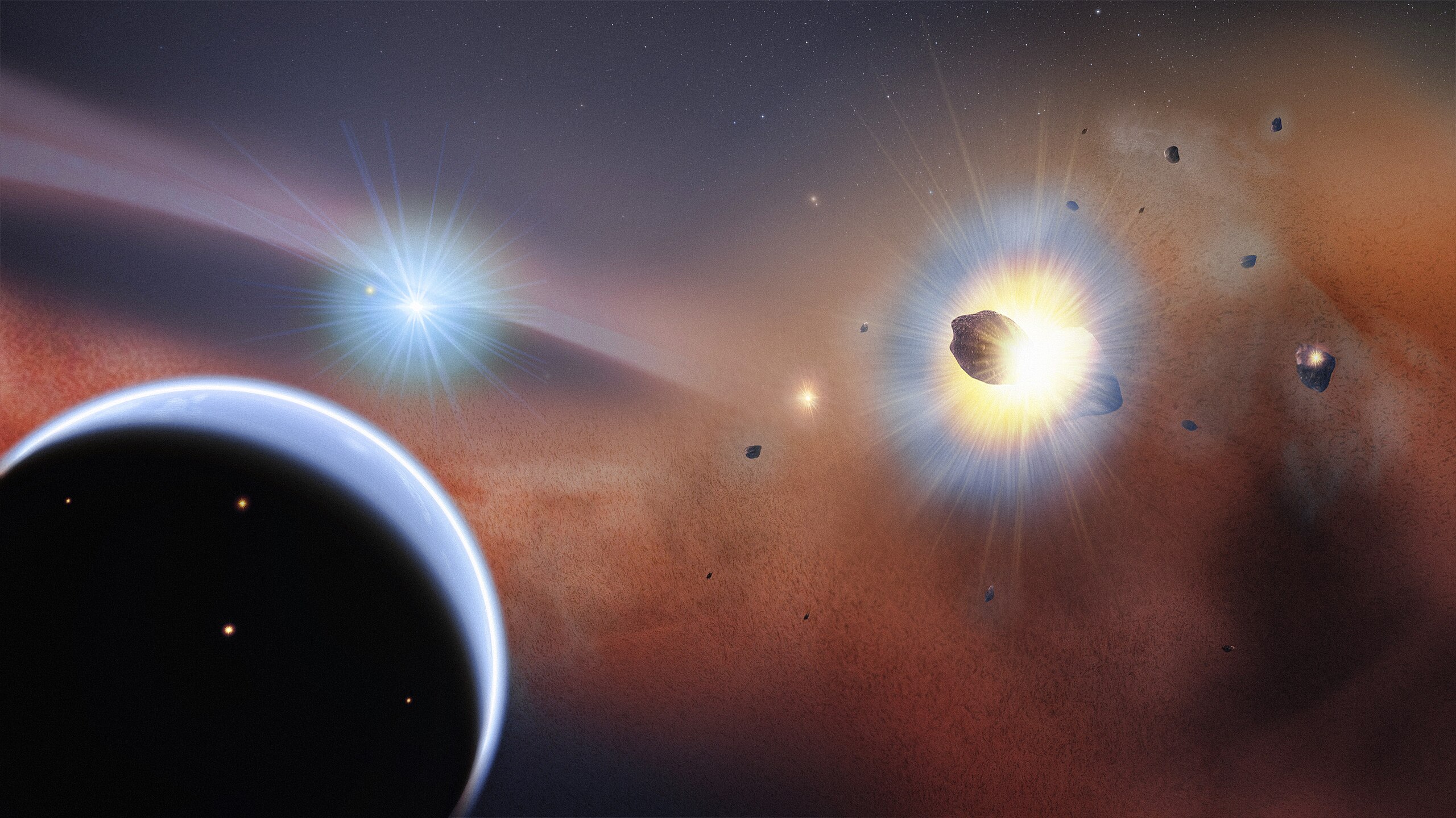 James Webb otkriva 'katastrofičan' sudar divovskih asteroida u blizini zvijezde