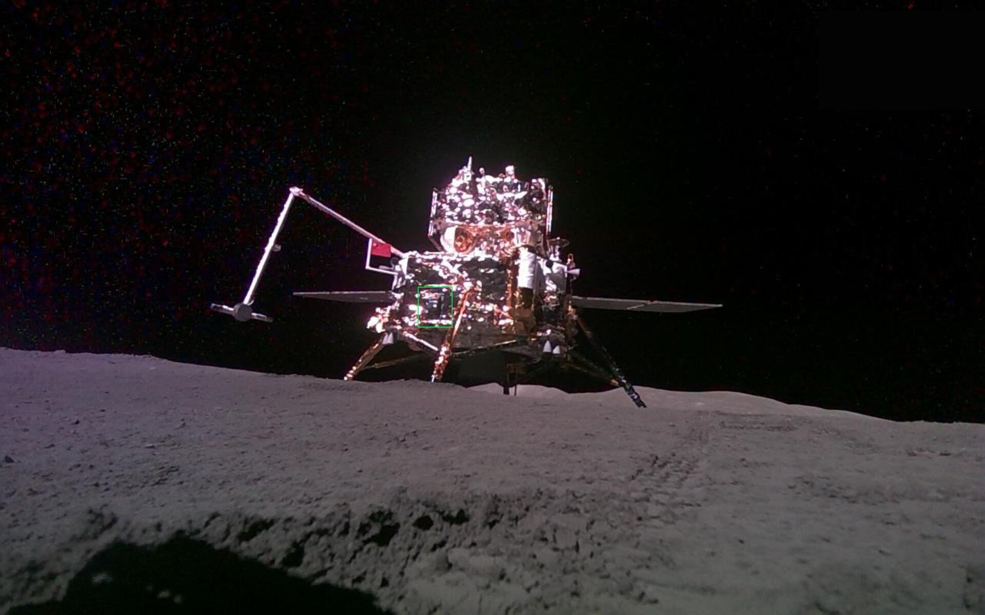 Chang'e-6 na površini Mjeseca. Zasluge: CNSA.