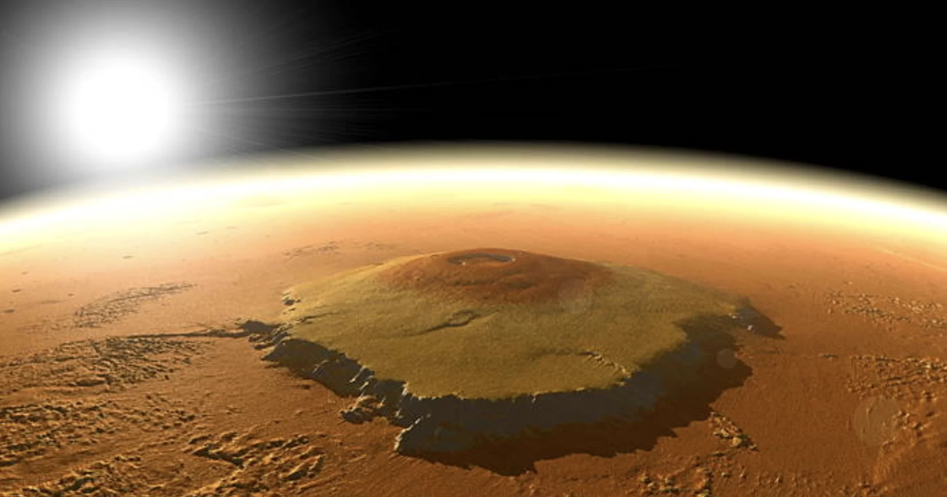Mars Odyssey snimio najveći vulkan u Sunčevom sustavu, približava se 100.000. orbiti