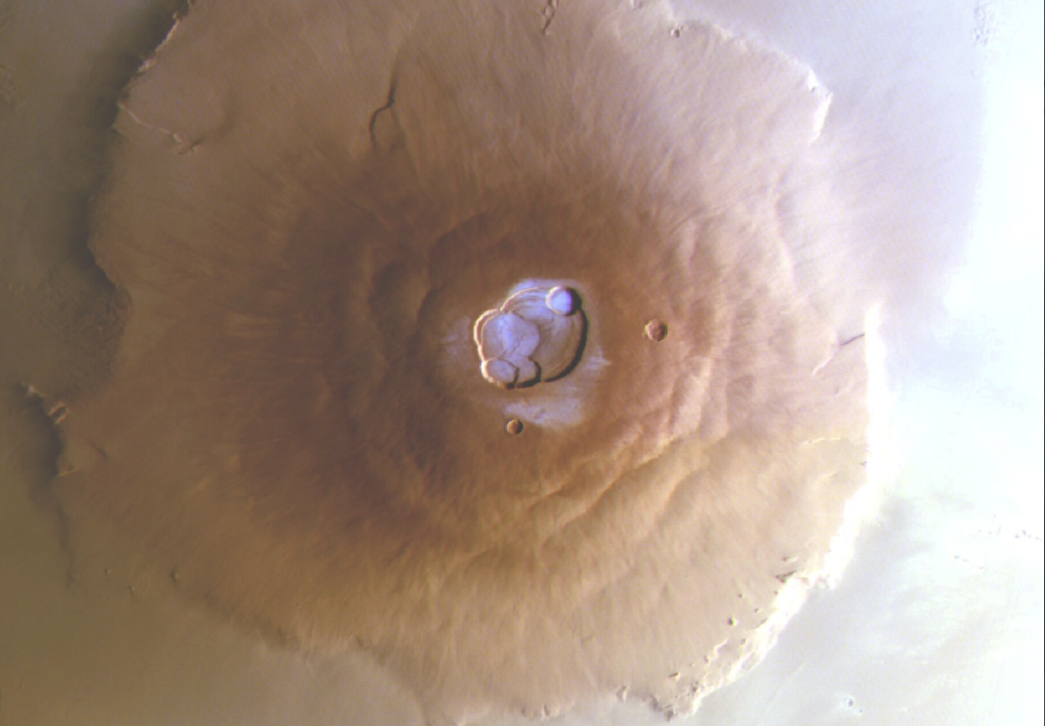 Otkriven led na najvišim vulkanima u Sunčevom sustavu na Marsu