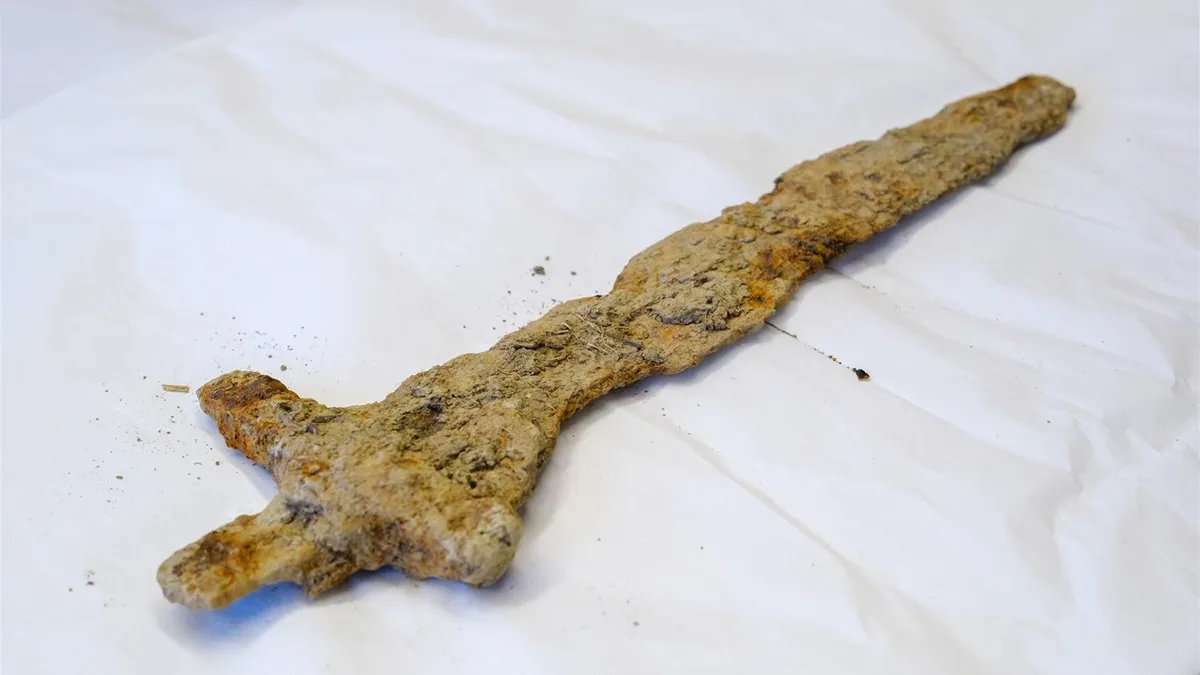 Vikinški mač s 'vrlo rijetkim' natpisom otkriven na obiteljskoj farmi u Norveškoj