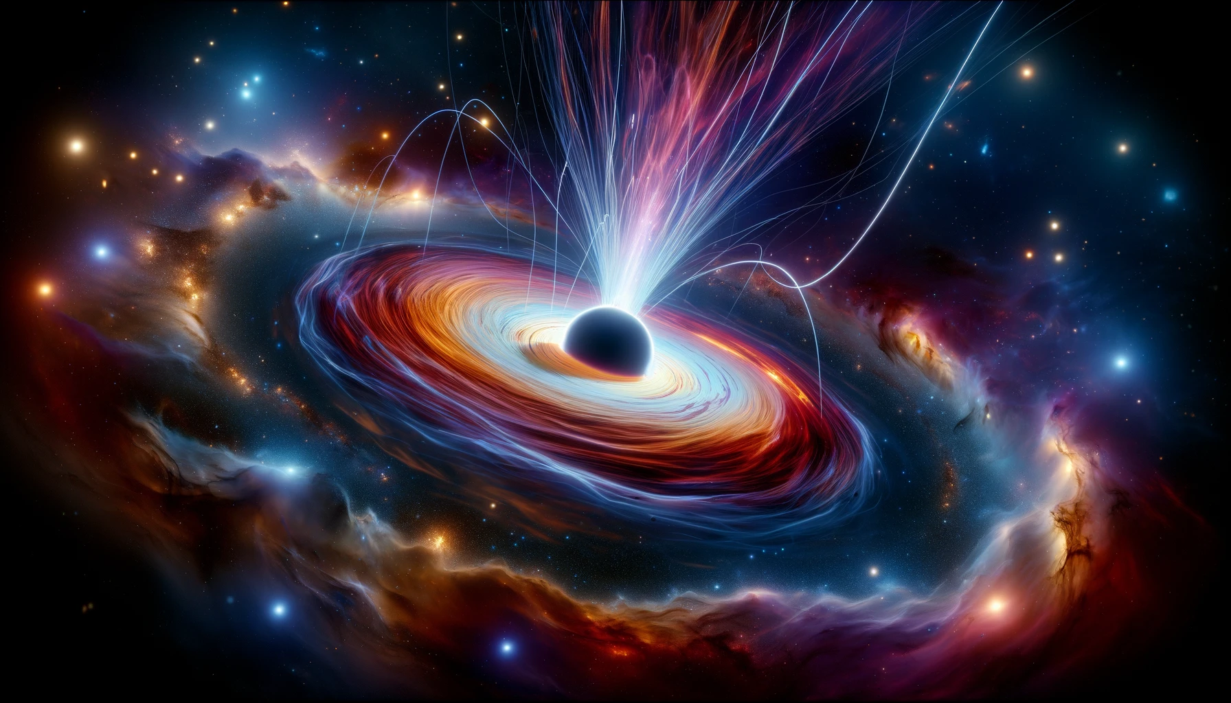 Vjetrovi iz crnih rupa mogu utjecati na razvoj okolnih galaksija