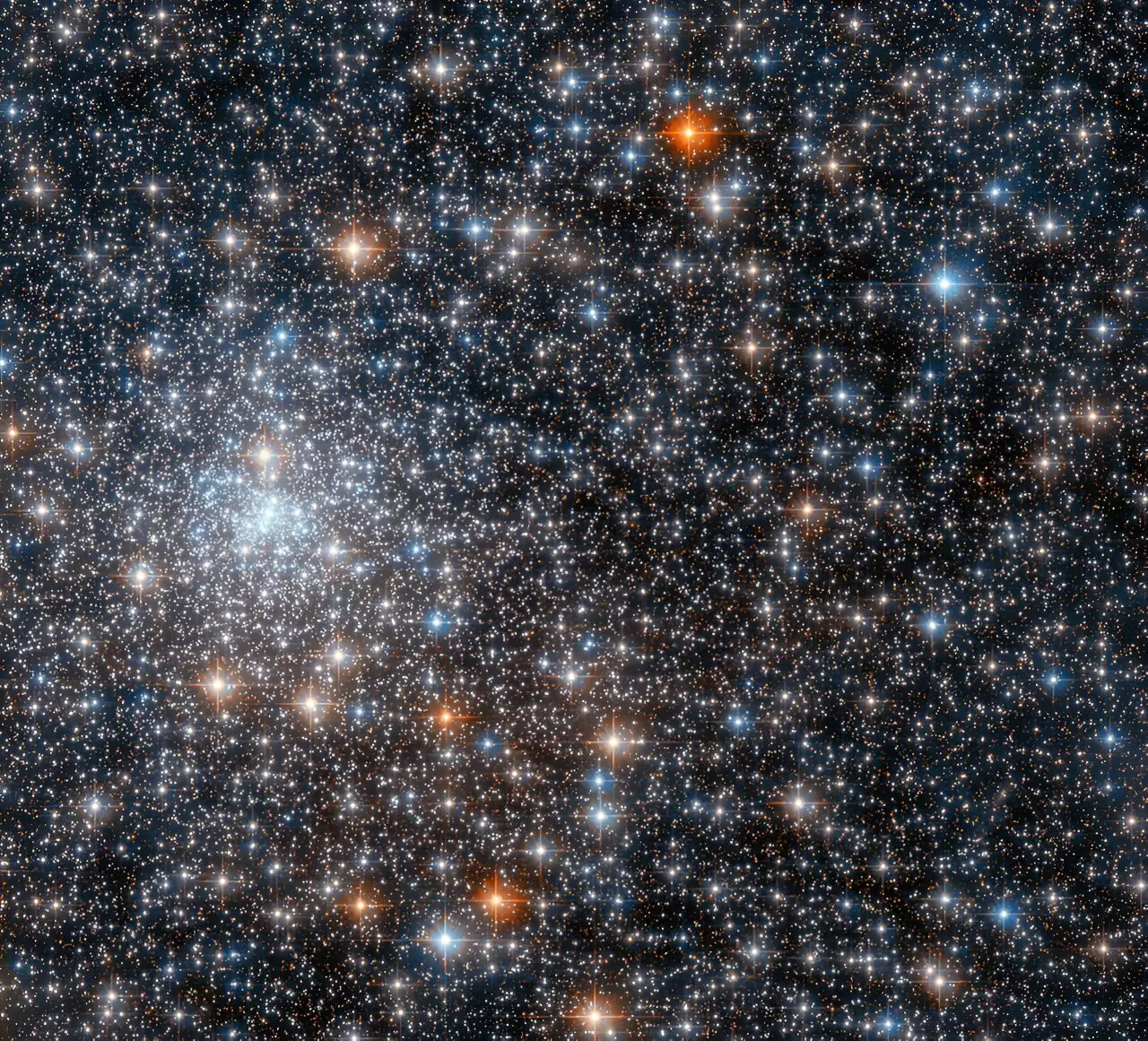 Kuglasti skup NGC 6558 snimljen Svemirskim teleskopom Hubble. Zasluge: ESA/Hubble i NASA, R. Cohen.