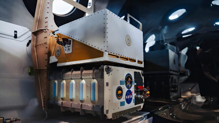 3D printer SpaceCAL na VSS Unity 8. lipnja 2024. Zasluge: Virgin Galactic.