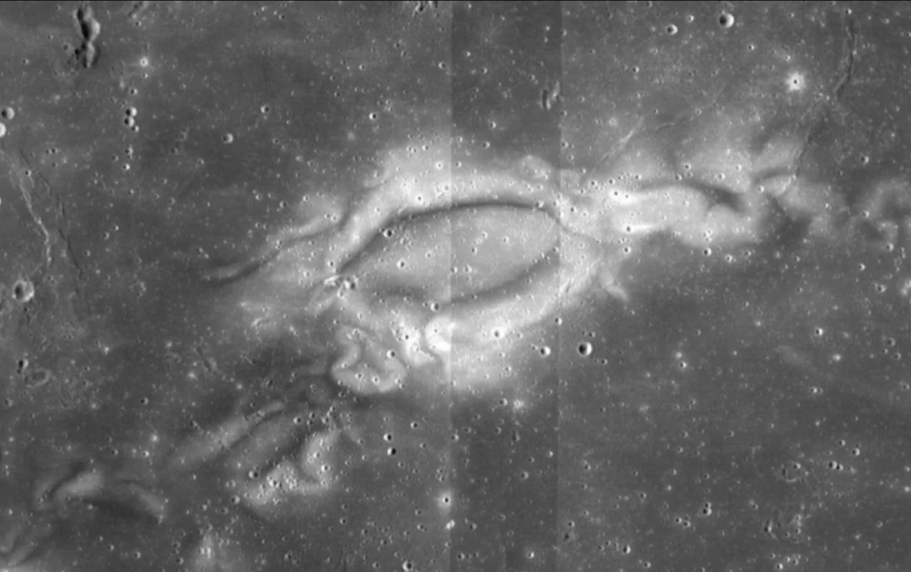 Lunarni vrtlog Reiner Gamma. (NASA/Goddard Space Flight Center/Sveučilište Arizona State).