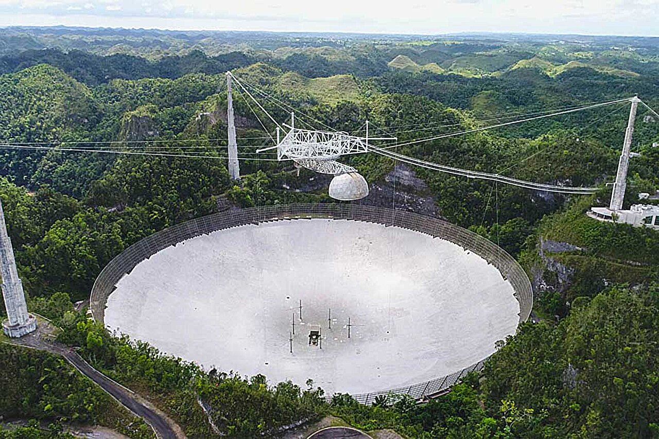 Zvjezdarnica Arecibo. Zasulge: UCF.