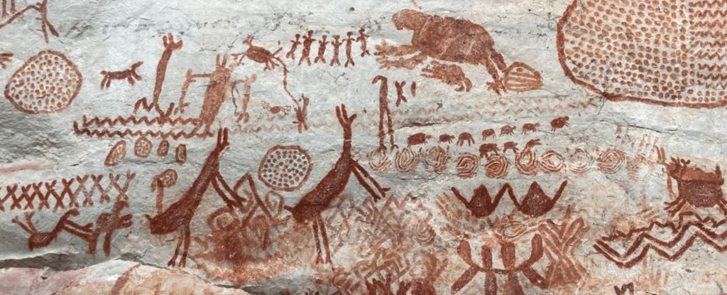 Takozvani panel Las Dantas. (Hampson i sur., Advances in Rock Art Studies, 2024).