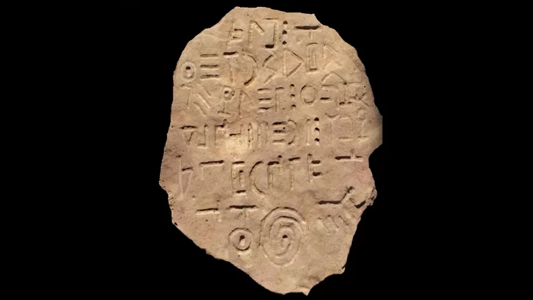 Ploča vjerojatno potječe iz kasnog brončanog ili ranog željeznog doba. Izvor: Journal of Ancient History and Archaeology.