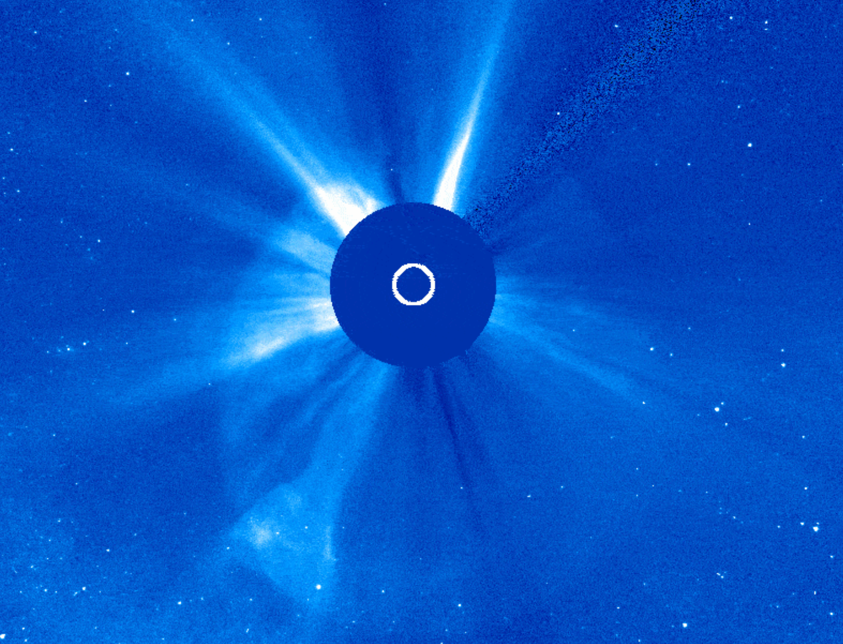 Koronalni izbačaji mase zabilježeni 17. prosinca.Zasluge za fotografiju: NASA/ESA/SOHO.