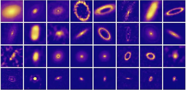Dio protoplanetarnih diskova. Credit: Guerra-Alvarado et al.