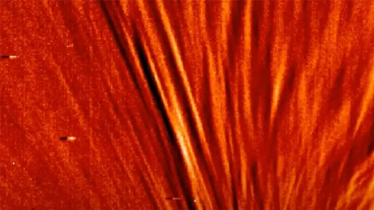 Spiralna struktura sunca. Zasluge: ESA/NASA.