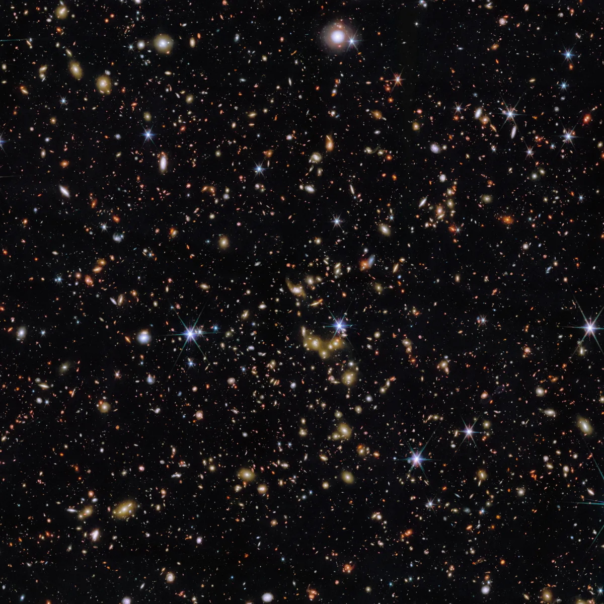 Dio najnovije snimke dubokog polja teleskopa James Webb i Hubble.Izvor: ESA/Webb, NASA i CSA, G. Gozaliasl, A. Koekemoer, M. Franco i tim COSMOS-Web.