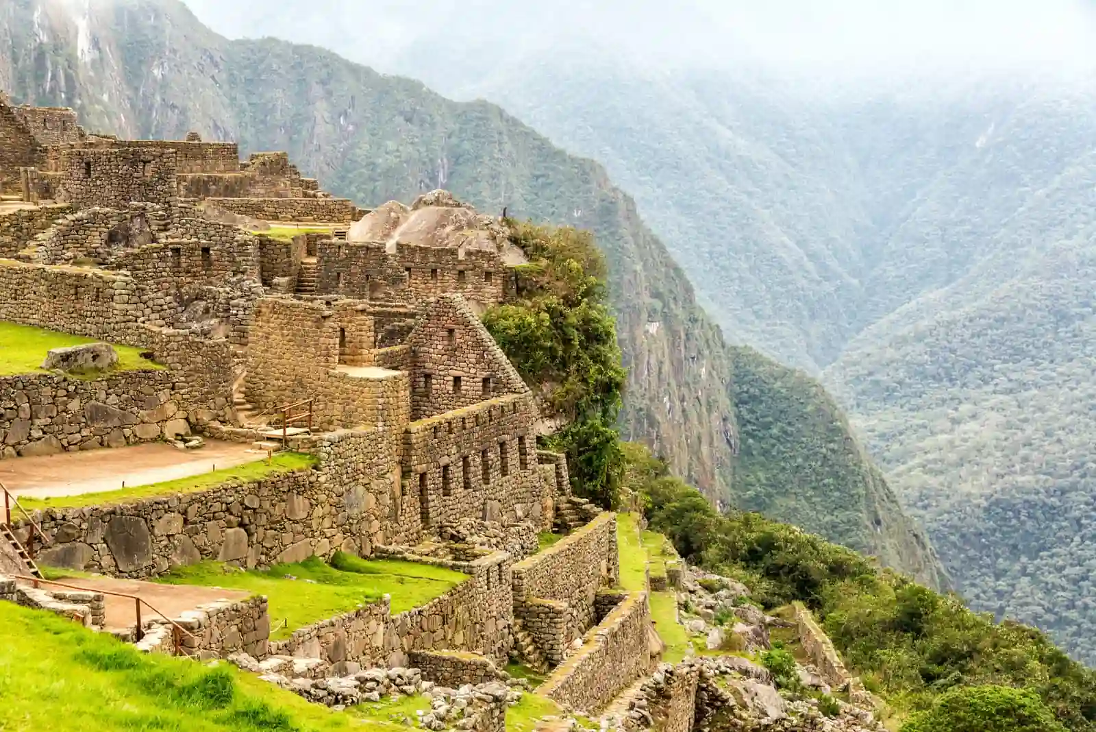 Fotografija drevnog grada Machu Picchu.