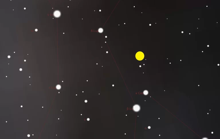 Nova na nebu V462 Lupi