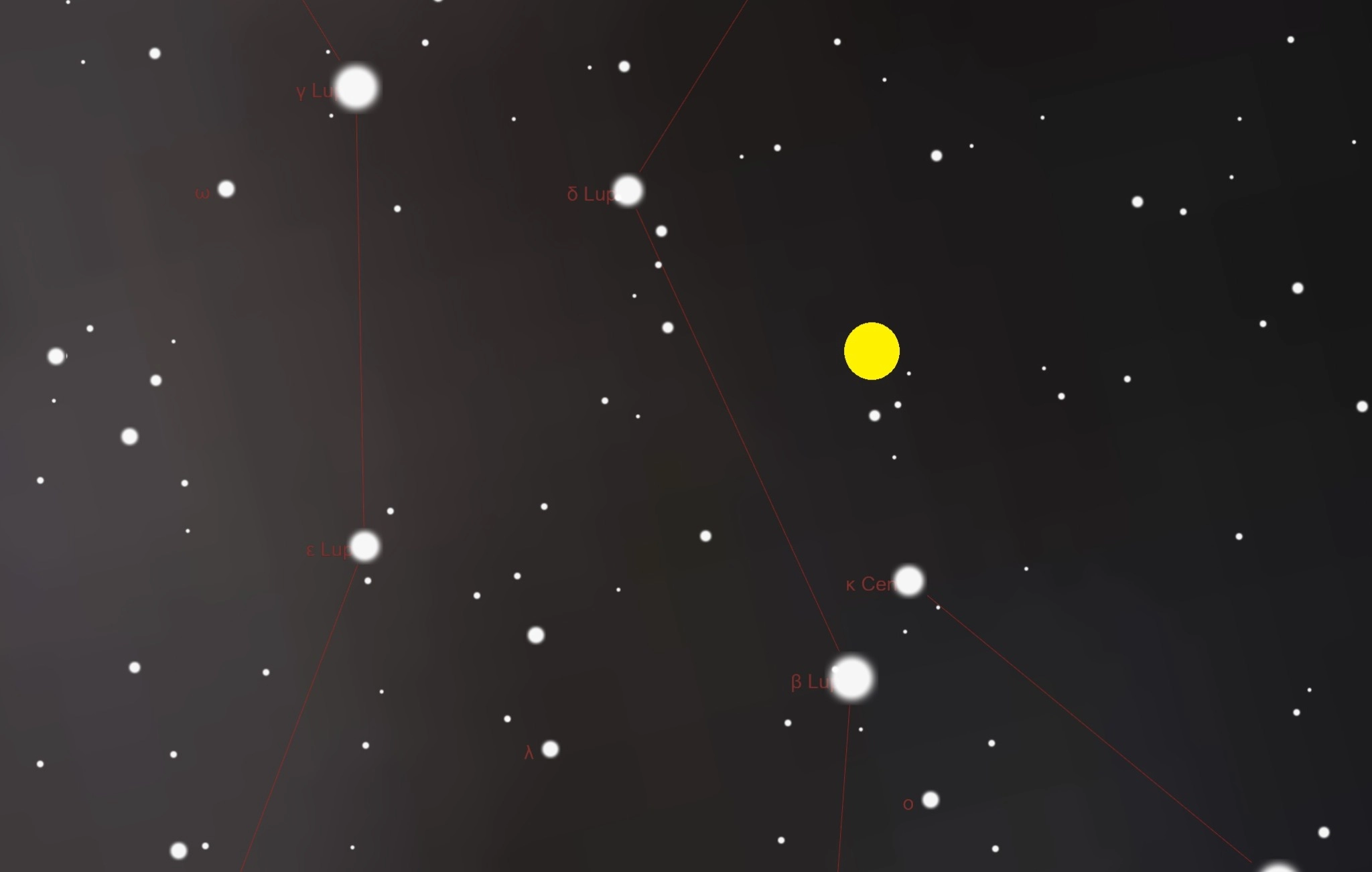 Nova na nebu V462 Lupi