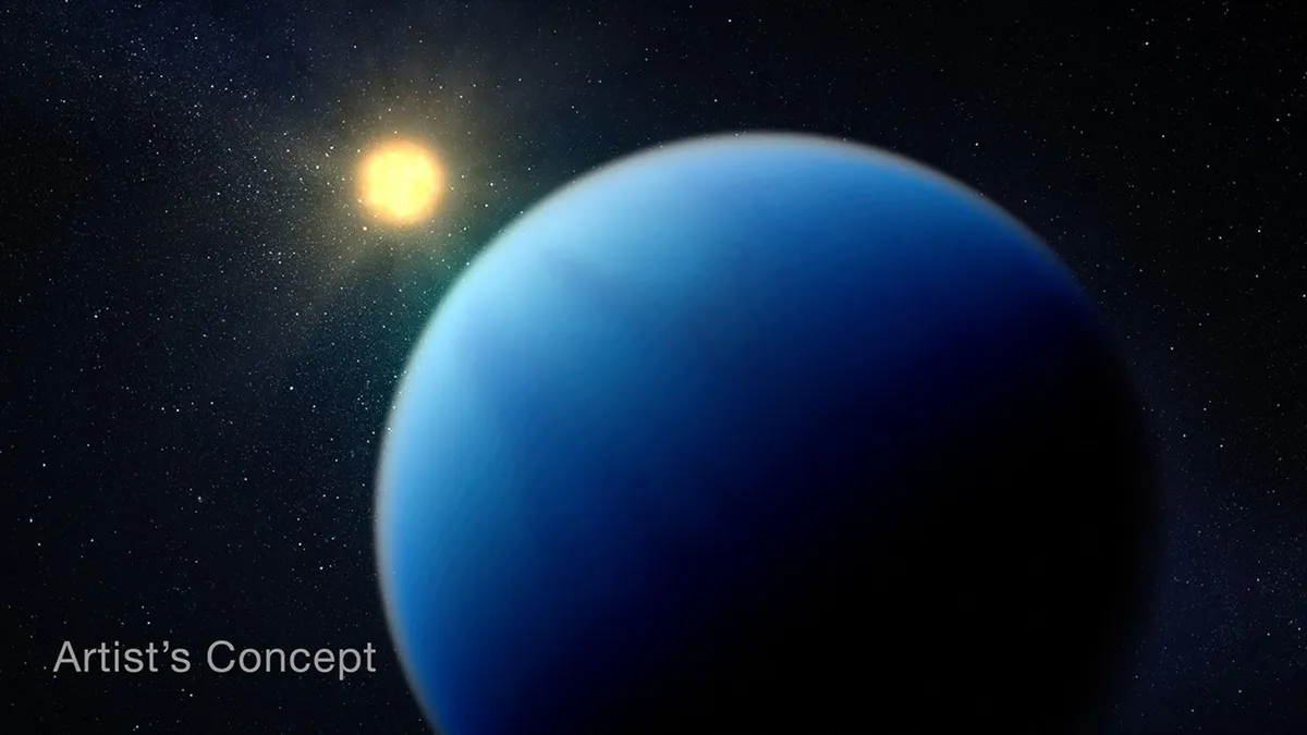 Ilustracija planete. Zasluge: NASA, ESA, CSA, Dani Player (STScI).