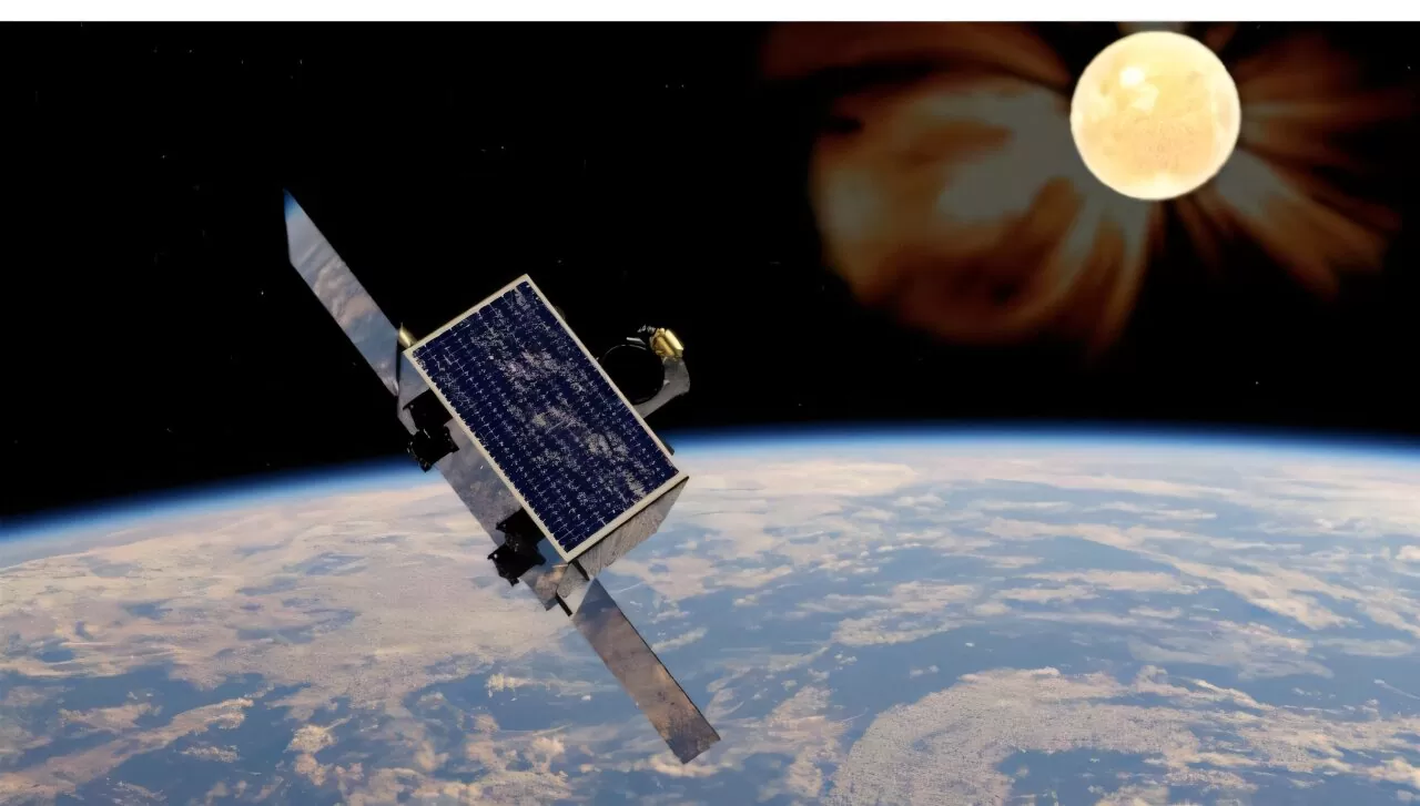 Umjetnička ilustracija izgleda budućeg satelita UK-ODESSI za praćenje svemirskog vremena. Izvor: SSTL i STFC RAL Space