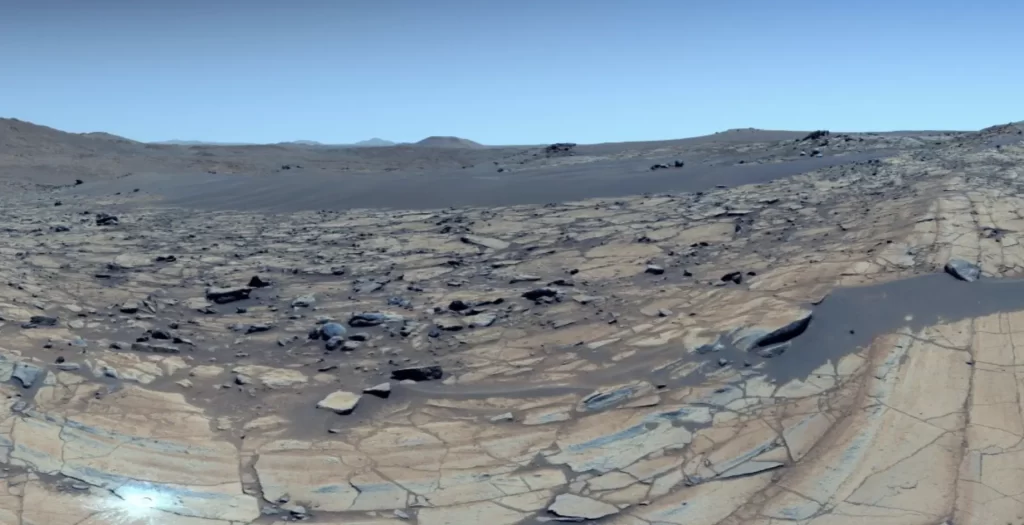 Dio panorame Marsa. Izvor: NASA / JPL-Caltech / ASU / MSSS.