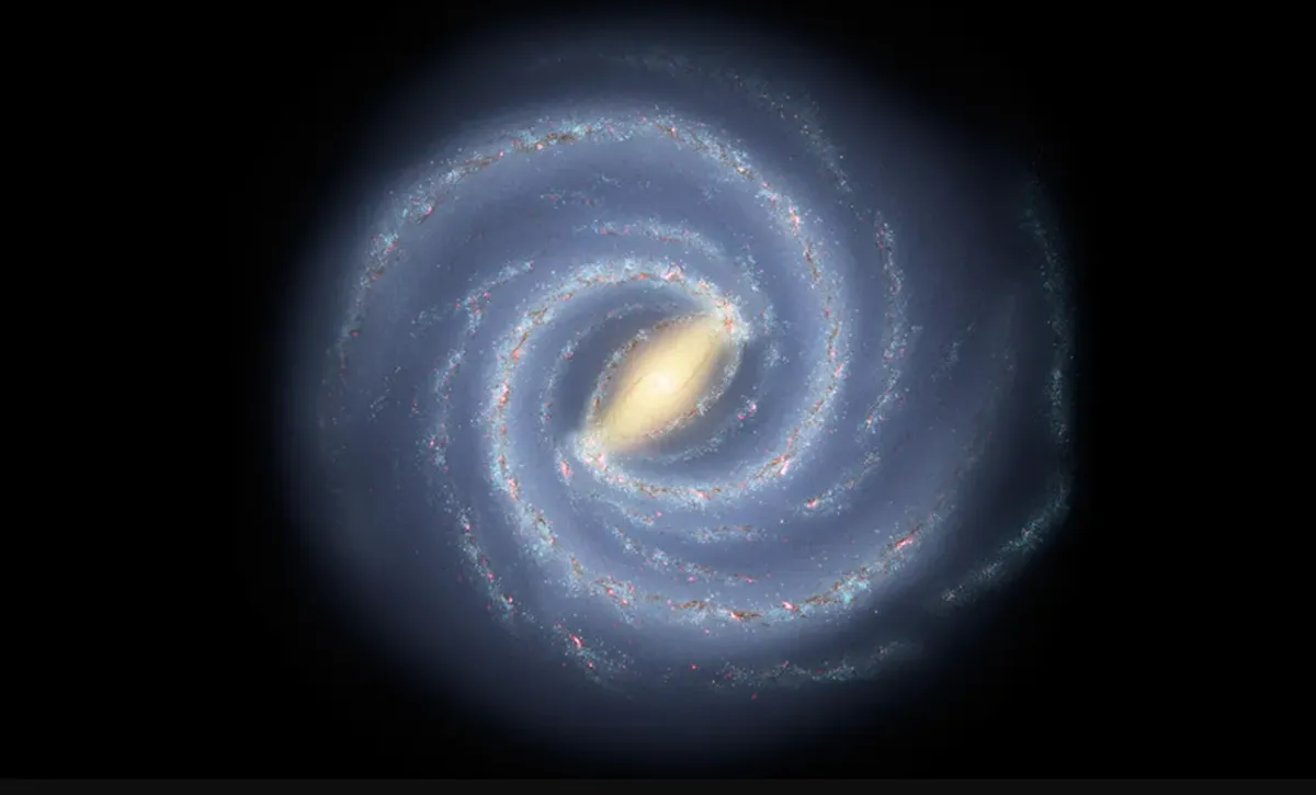Sve slike koje prikazuju cijelu Mliječnu stazu su umjetničke interpretacije. Izvor slike: NASA/JPL-Caltech