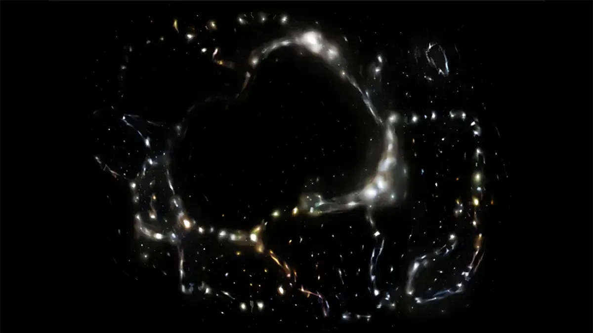 KBC praznina obuhvaća Mliječni put. Izvor fotografije: Pablo Carlos Budassi, Wikimedia Commons (CC BY-SA 4.0)