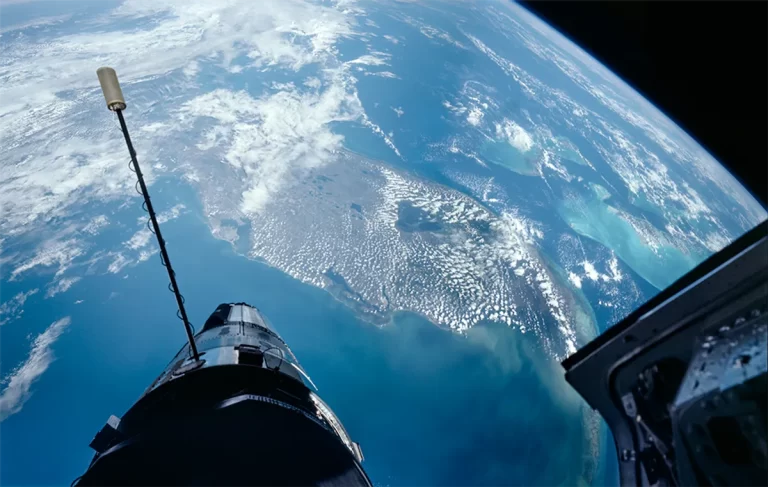 Zemlja snimljena iz letjelice Gemini tijekom šetnje svemirom Buzza Aldrina. Izvor: NASA / ASU / Andy Saunders