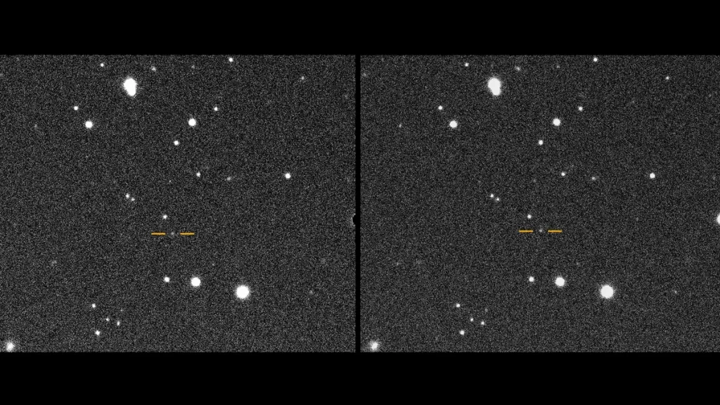 Snimke nastale u noći kada je otkriven asteroid 2025 SC79. Zasluge: Scott S. Sheppard / Carnegie Science