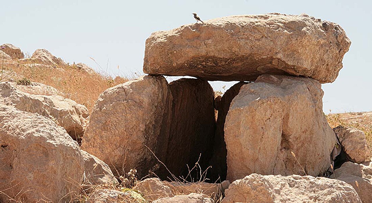 Dolmen pronađen u Murayghatu u Jordanu. Zasluge: Susanne Kerner, Sveučilište u Kopenhagenu.