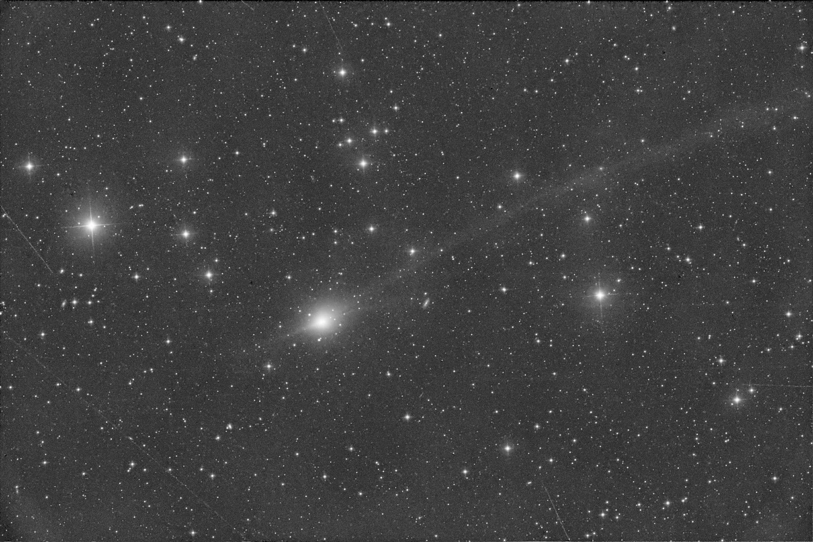 Međuzvijezdani objekt 3I/ATLAS. Zasluge: M. Jäger, G.Rhemann.