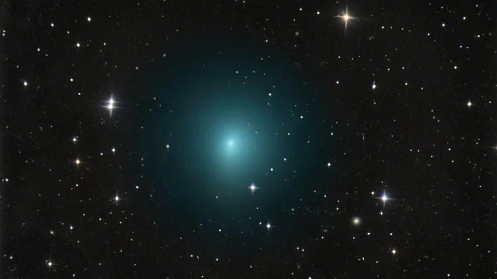 Comet 41P/Tuttle–Giacobini–Kresak, seen in April 2017. Image credit: Chris Schur/NASA Goddard Space Flight Center via Flickr (CC BY 2.0)