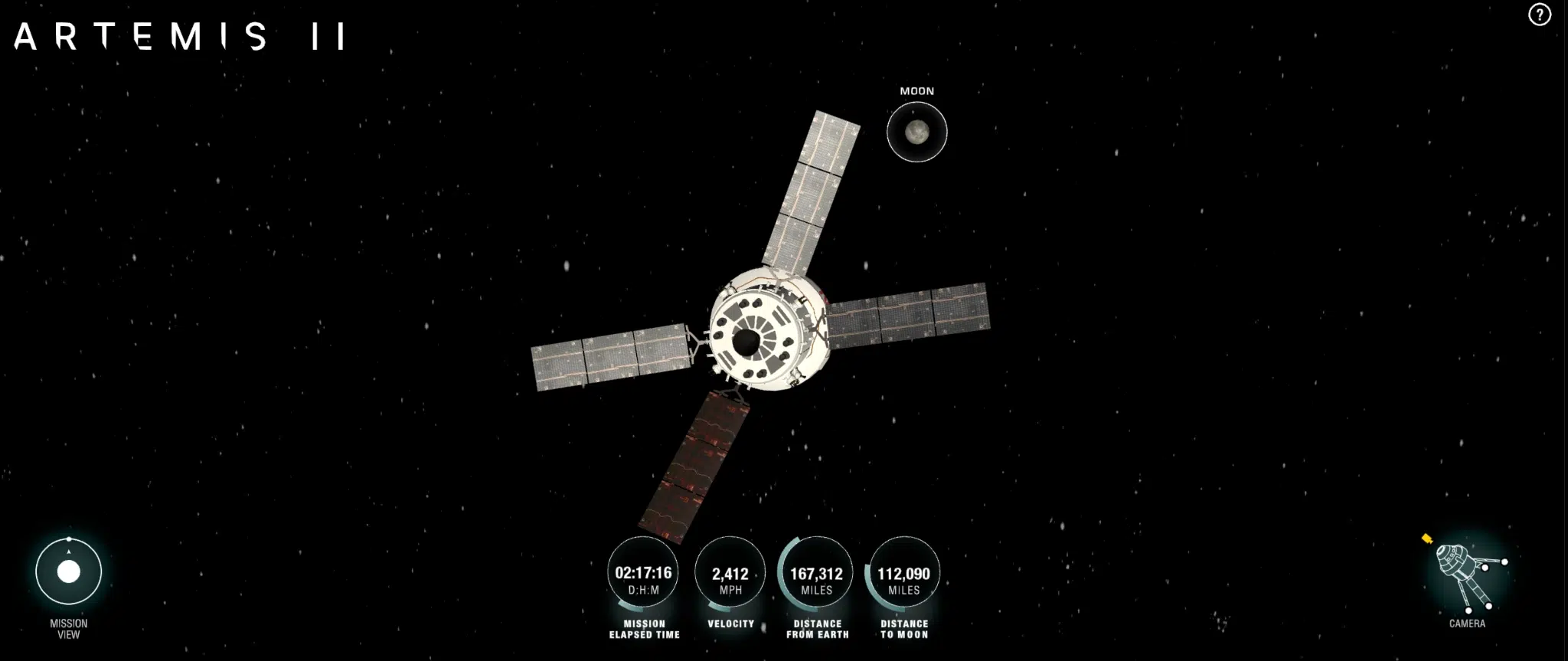 Misiju Artemis II sada možete pratiti na putu prema Mjesecu