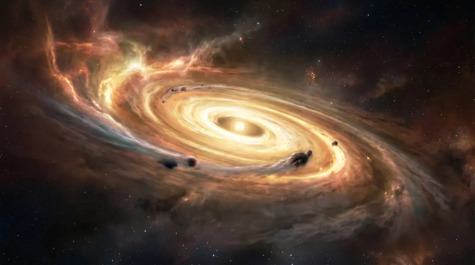 Otkriveno kako plin oko mladih zvijezda prelazi u diskove iz kojih nastaju planeti