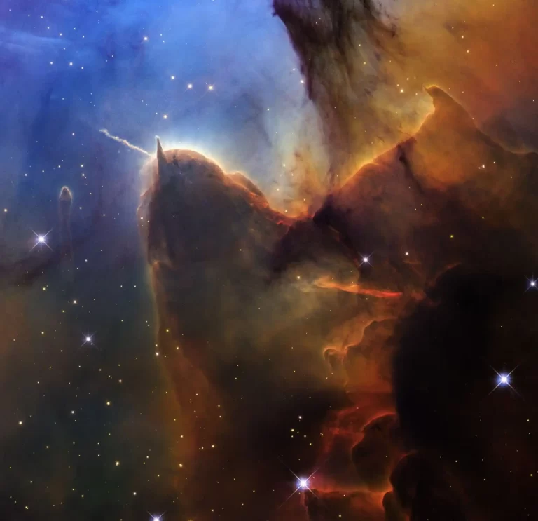 NASA obilježava 36. godišnjicu Hubblea novom snimkom Trifid Maglice, područja nastajanja zvijezda koje je prvi put snimio još 1997. godine. Teleskop je pritom iskoristio gotovo cijeli svoj operativni vijek kako bi, uz pomoć poboljšane kamere, pokazao promjene u maglici na vremenskoj skali bliskoj ljudskom iskustvu. Zasluge: NASA, ESA, STScI; obrada slike: Joseph DePasquale (STScI)