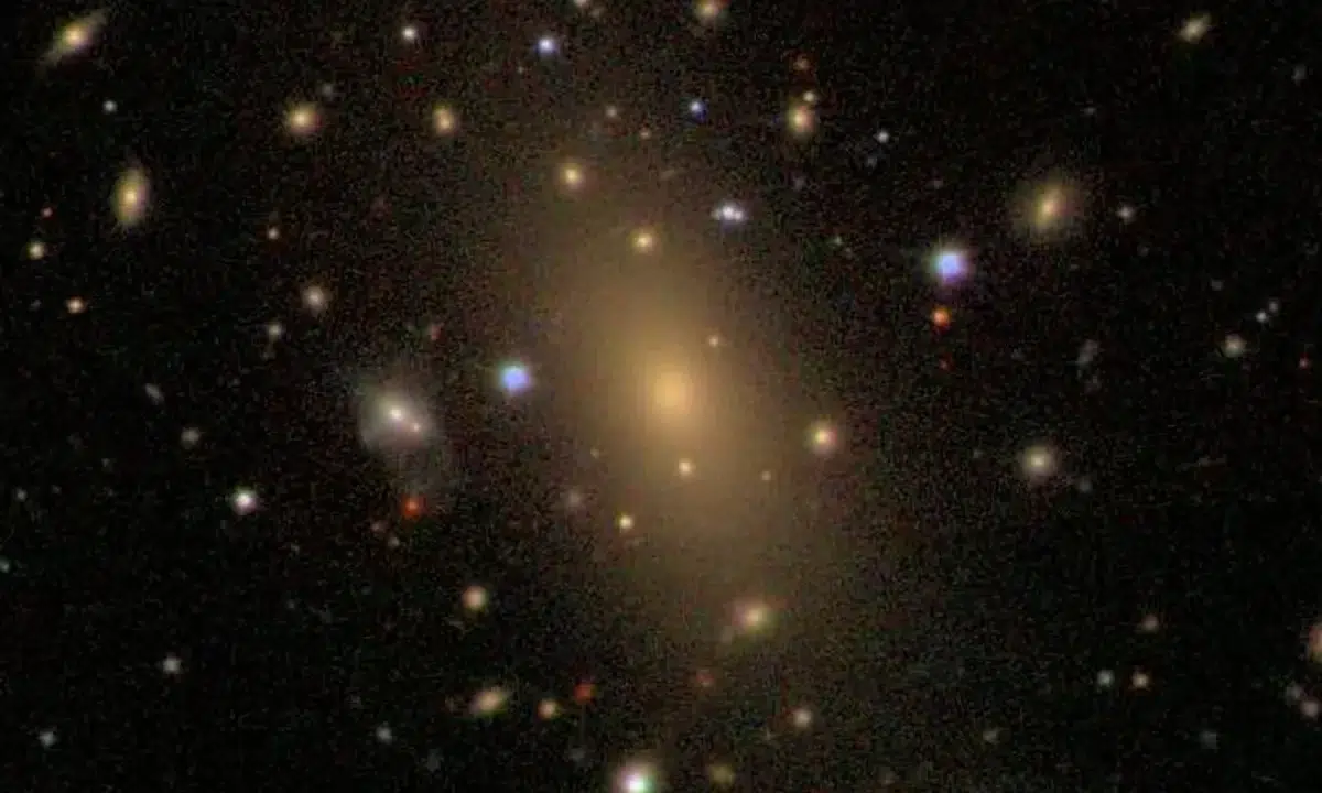 IC 1101 na snimci pregleda Sloan Digital Sky Survey Zasluge za sliku: SDSS