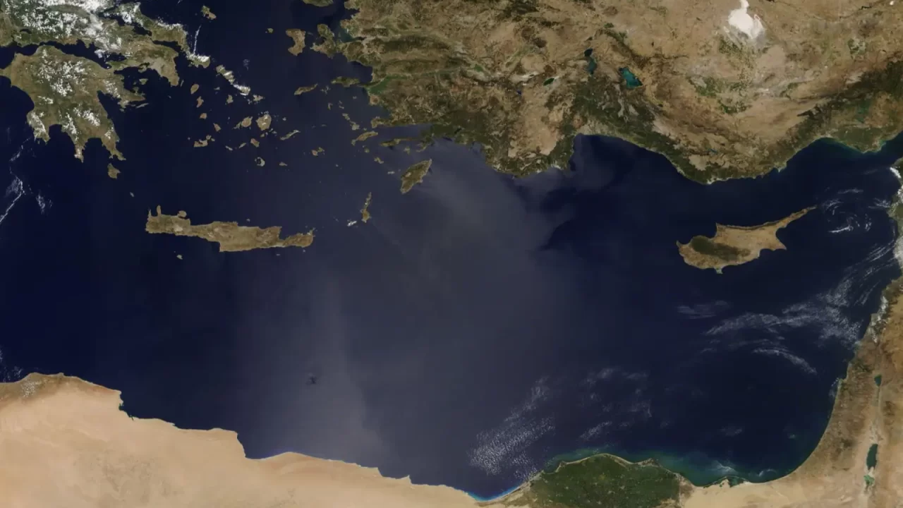Sredozemno more snimljeno NASA-inim satelitom Terra