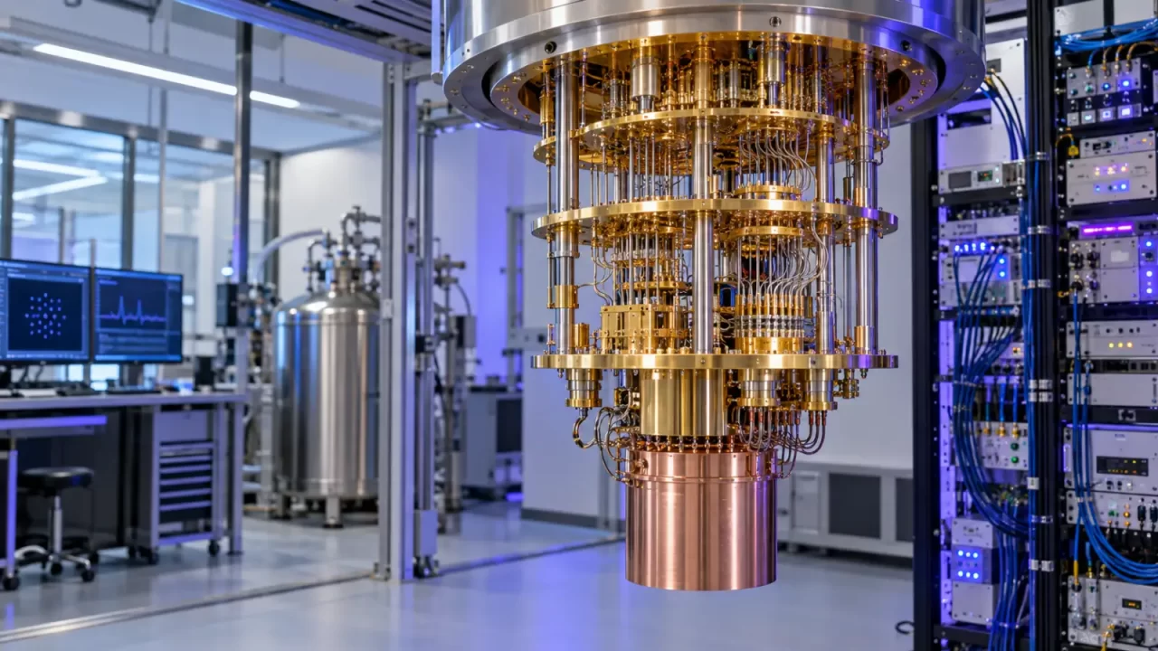 Kriogeni kvantni računalnik u istraživačkom laboratoriju