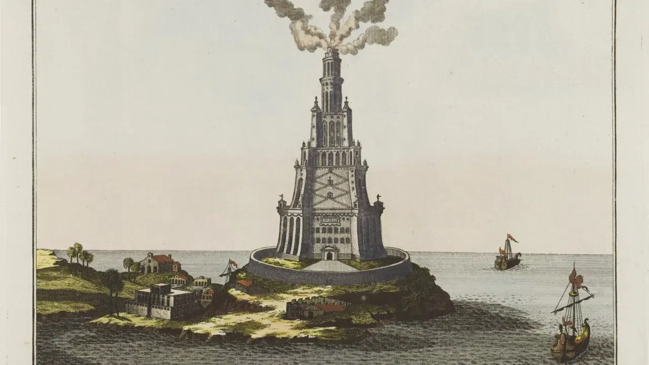 Povijesna ilustracija aleksandrijskog svjetionika